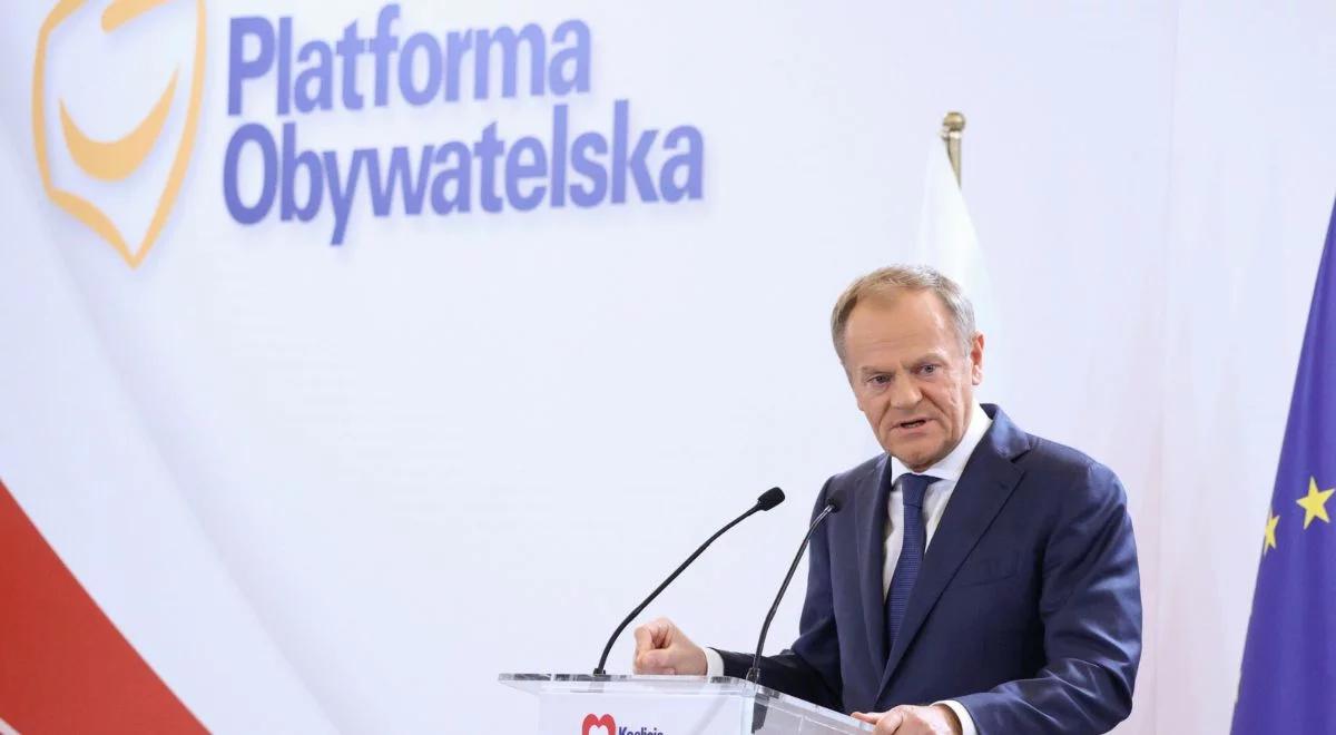 Koniec Platformy Obywatelskiej. TVN24 ujawnia plan Tuska