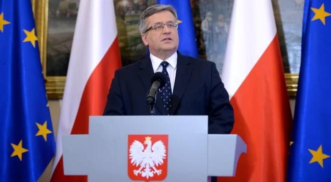 Bronisław Komorowski: klucz do rozwiązania konfliktu na Ukrainie leży w Moskwie