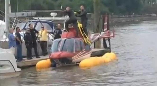 Helikopter z turystami wylądował awaryjnie na rzece w Nowym Jorku