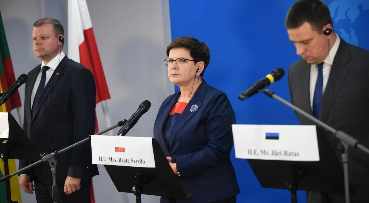 Beata Szydło: potrzeba dalszej intensyfikacji współpracy państw bałtyckich
