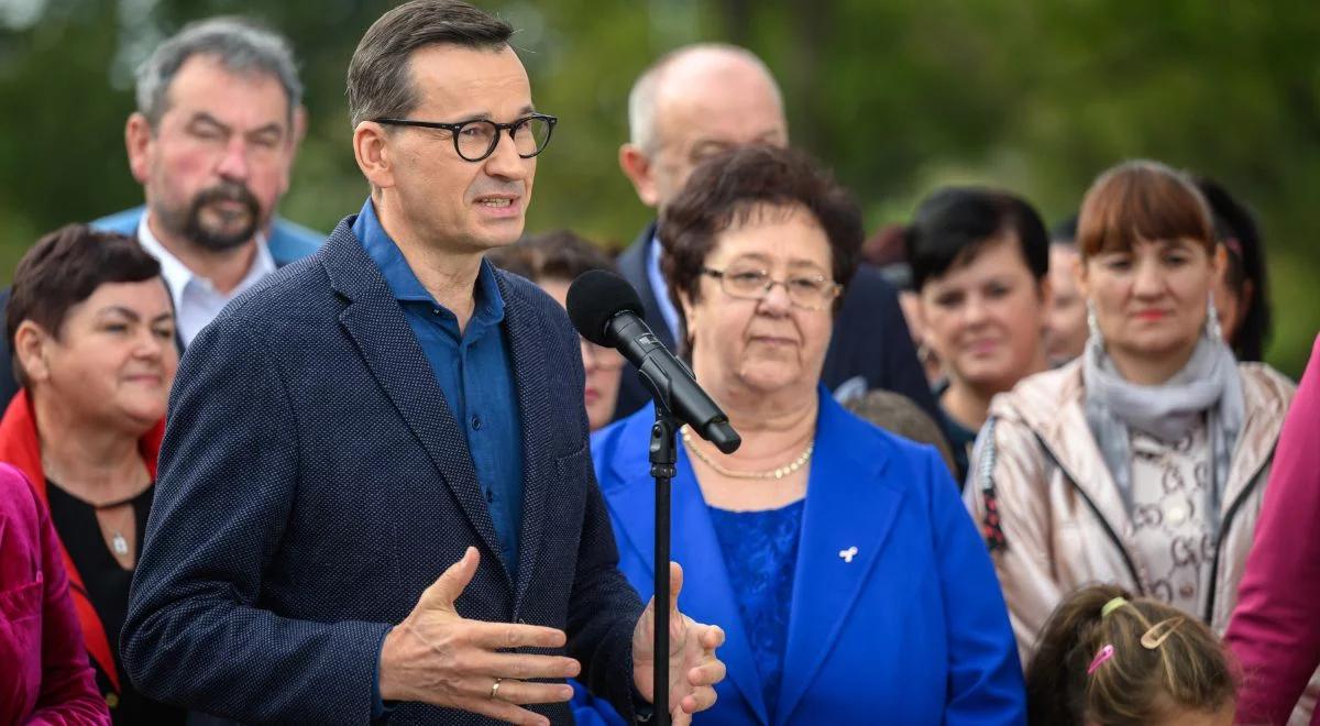 Premier Morawiecki apeluje do społeczności lokalnych: pójdźcie do wyborów, głosujcie w referendum, to niezwykle ważne