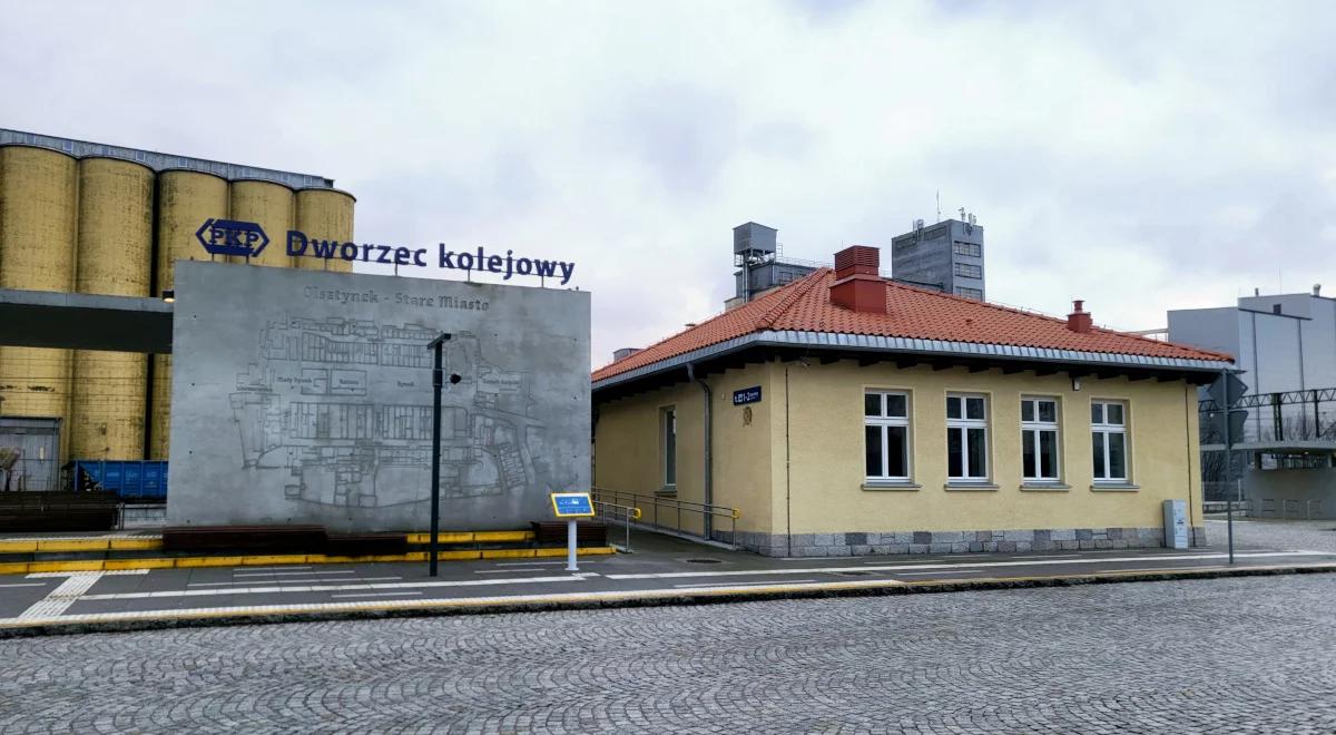 Dworzec kolejowy w Olsztynku już po remoncie. Zastosowano wiele rozwiązań przyjaznych środowisku