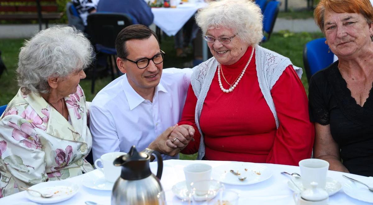 Premier Morawiecki: dopóki rządzi PiS, emeryci i renciści mogą być spokojni o swoją przyszłość