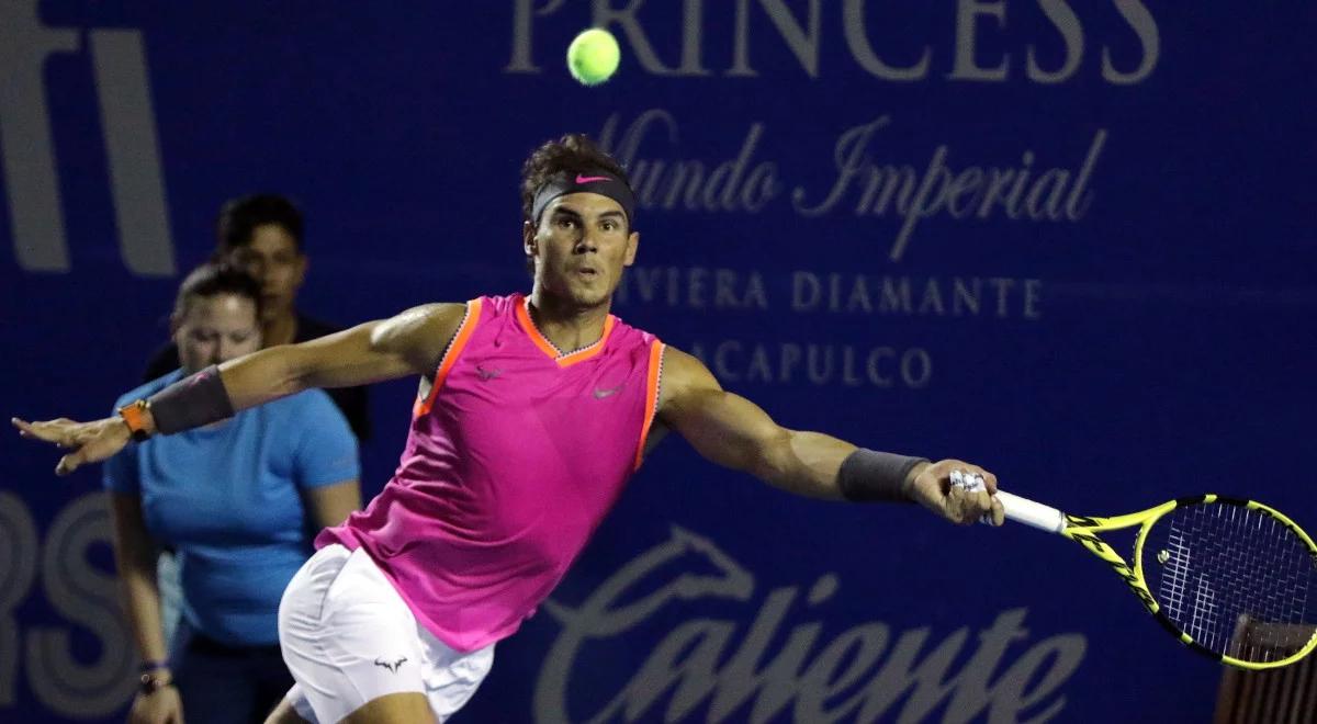 ATP Acapulco: nieudany powrót Nadala na kort. Hiszpan uległ Kyrgiosowi 