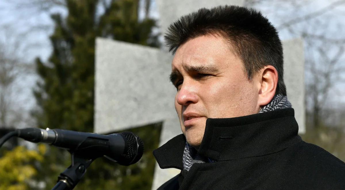 Pawło Klimkin: na eskalacji sporów między Polską a Ukrainą zyskuje Rosja