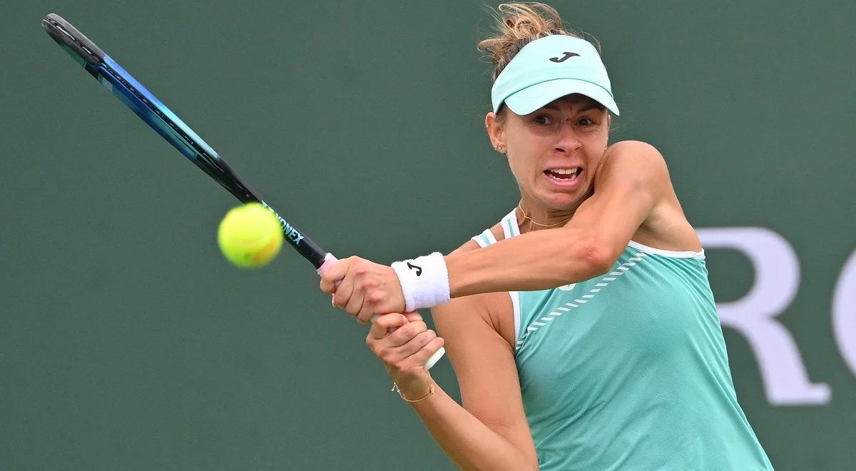 WTA Indian Wells: Magda Linette żegna się z turniejem debla. Półfinał był na wyciągnięcie ręki