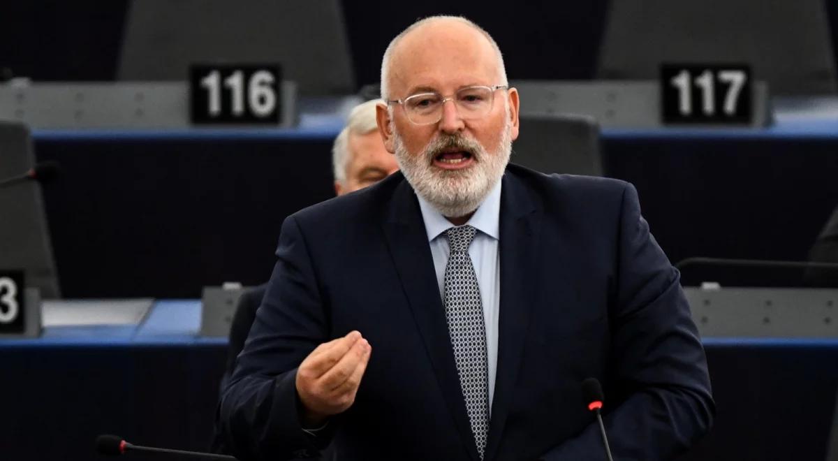 Timmermans ponownie skrytykował reformę sądownictwa