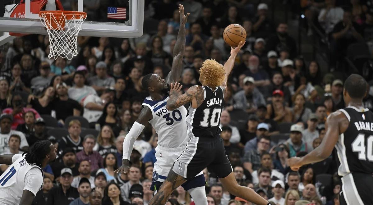 NBA. Popis Jeremy'ego Sochana. Spurs znowu zwycięscy