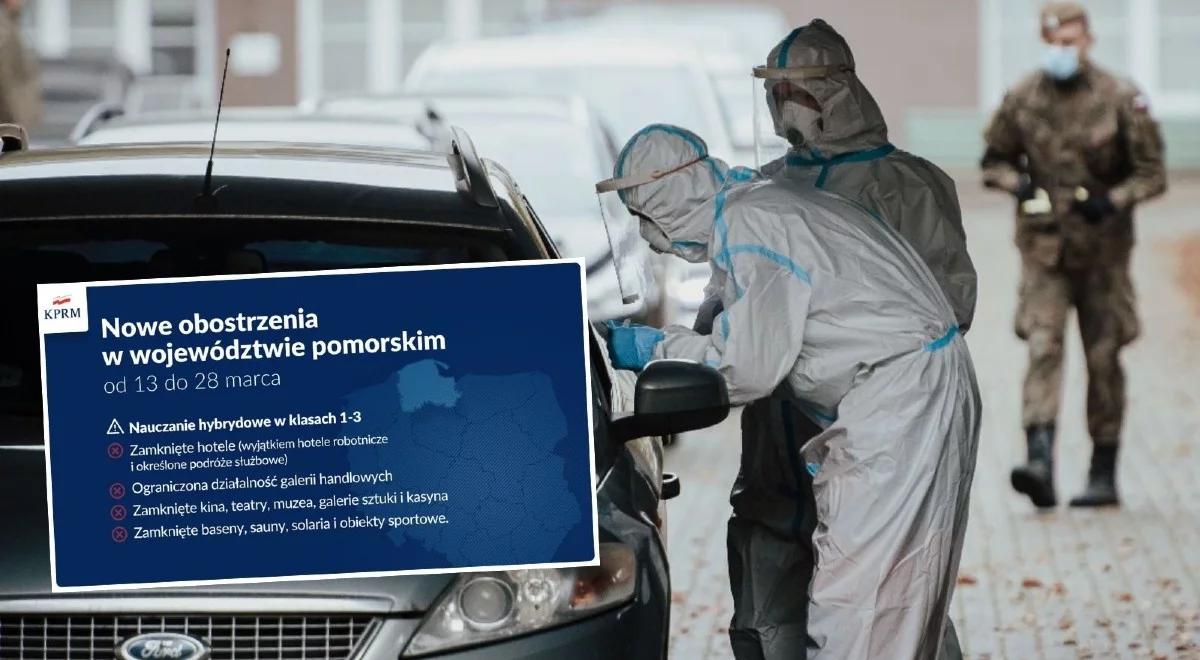 Sytuacja epidemiczna w Polsce. Weszły w życie nowe obostrzenia w woj. pomorskim