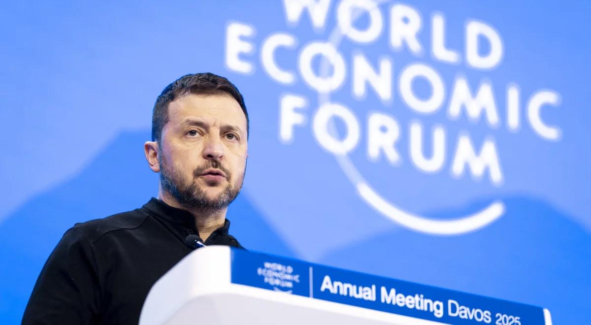 "Rosja może wystawić 1,5 miliona żołnierzy". Zełenski apeluje w Davos