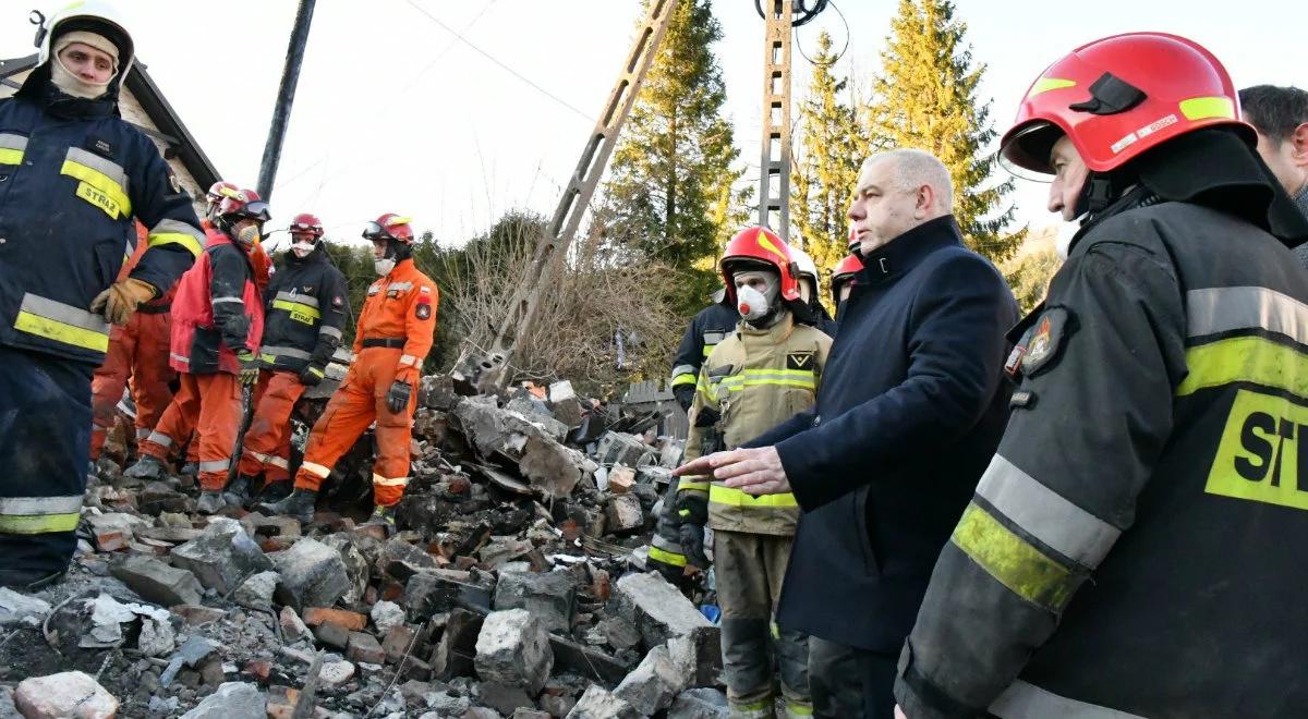 Tragedia w Szczyrku. J. Sasin: prawdopodobnie wszyscy zginęli w chwili wybuchu