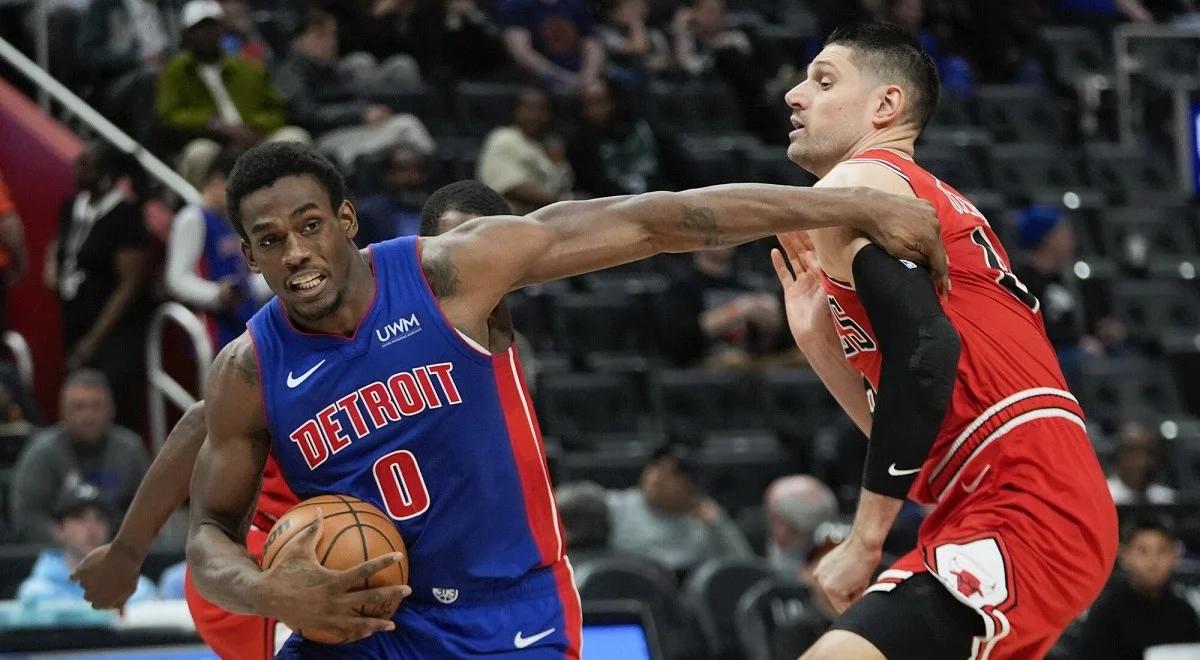 NBA. Detroit Pistons z 67. porażką w sezonie. To najwięcej w historii klubu