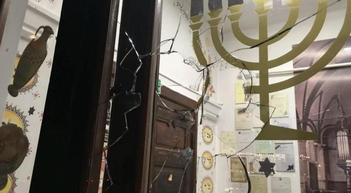 Atak na Nową Synagogę w Gdańsku-Wrzeszczu. Sprawca w rękach policji