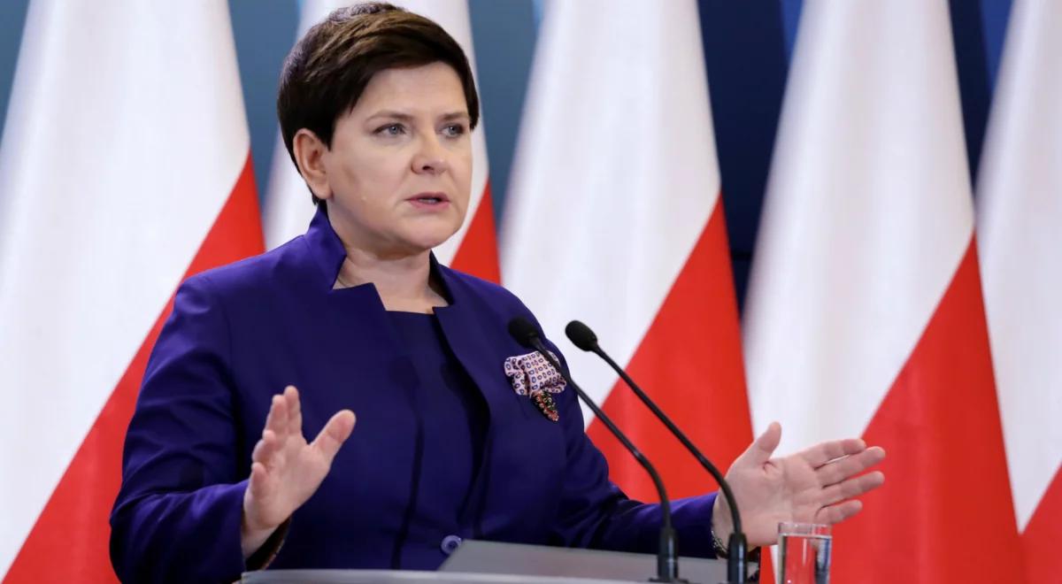 Beata Szydło: reakcje Izraela - niepotrzebne. Potrzebny jest dialog
