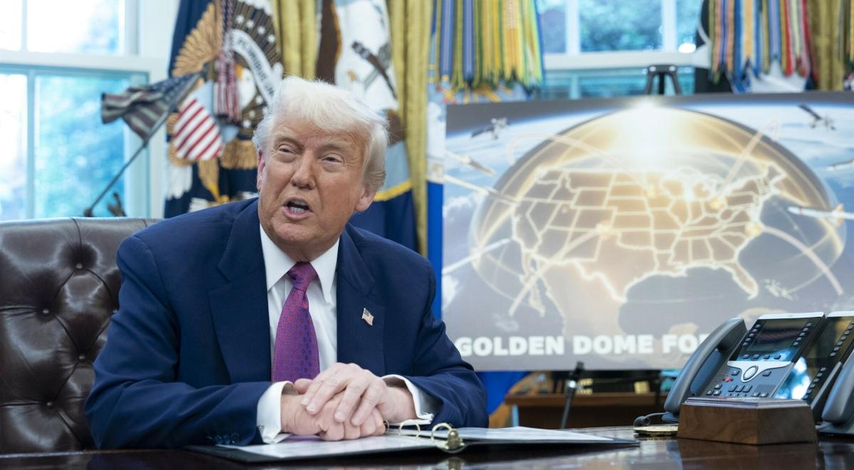 Trump ogłasza budowę "Złotej Kopuły" nad USA. Gigantyczny koszt
