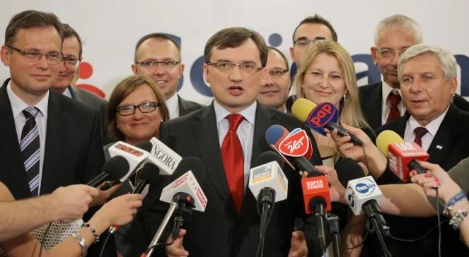 Alternatywa dla PO? Ziobro: prawicowa koalicja