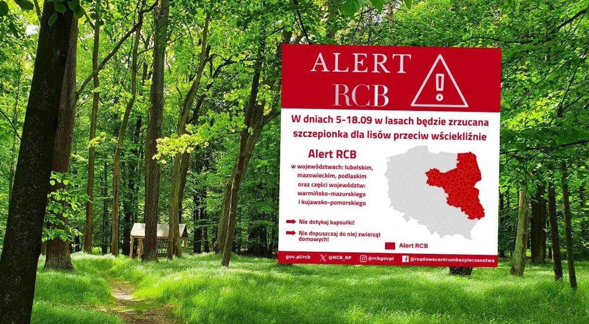 Alert RCB. Dotyczy pięciu województw