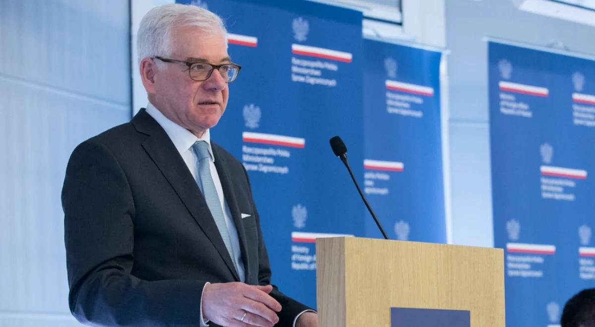 Jacek Czaputowicz: stała baza wojsk USA w Polsce zwiększy potencjał obronny NATO