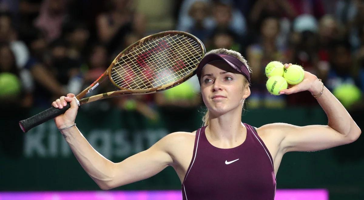 WTA Finals: Jelina Switolina pierwszą finalistką turnieju 