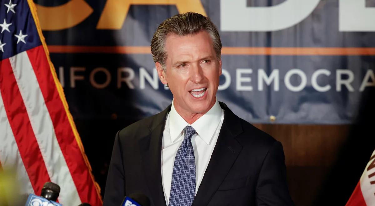 Gavin Newsom pozostanie gubernatorem Kalifornii. Republikanie wyraźnie przegrali głosowanie