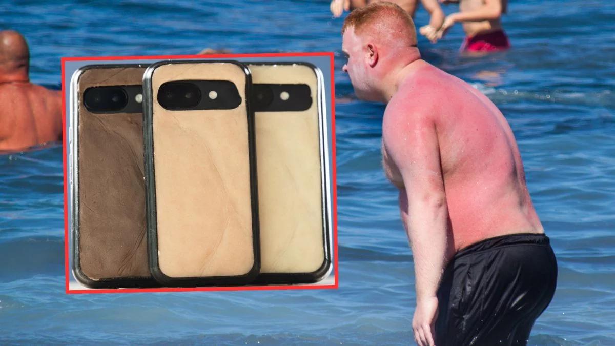 Etui na telefon imitujące ludzką skórę. Ma praktyczny cel