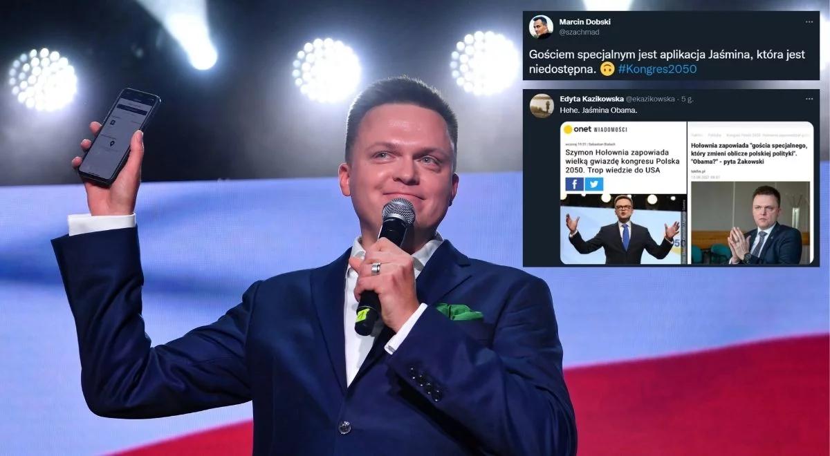 Specjalnym gościem Hołowni... aplikacja Jaśmina. Internauci nie kryją rozbawienia