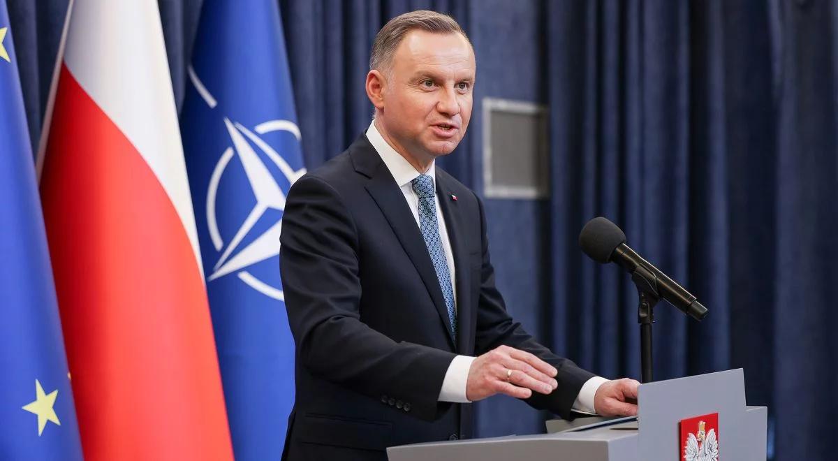 Prezydent Duda: na arenie międzynarodowej musimy umieć twardo walczyć o nasze interesy