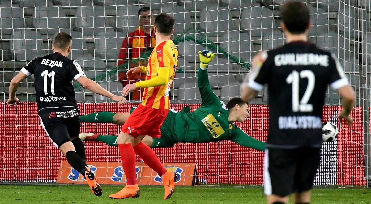 Ekstraklasa: Jagiellonia nie wypada z wyścigu po mistrzostwo. Korona znokautowana w Kielcach