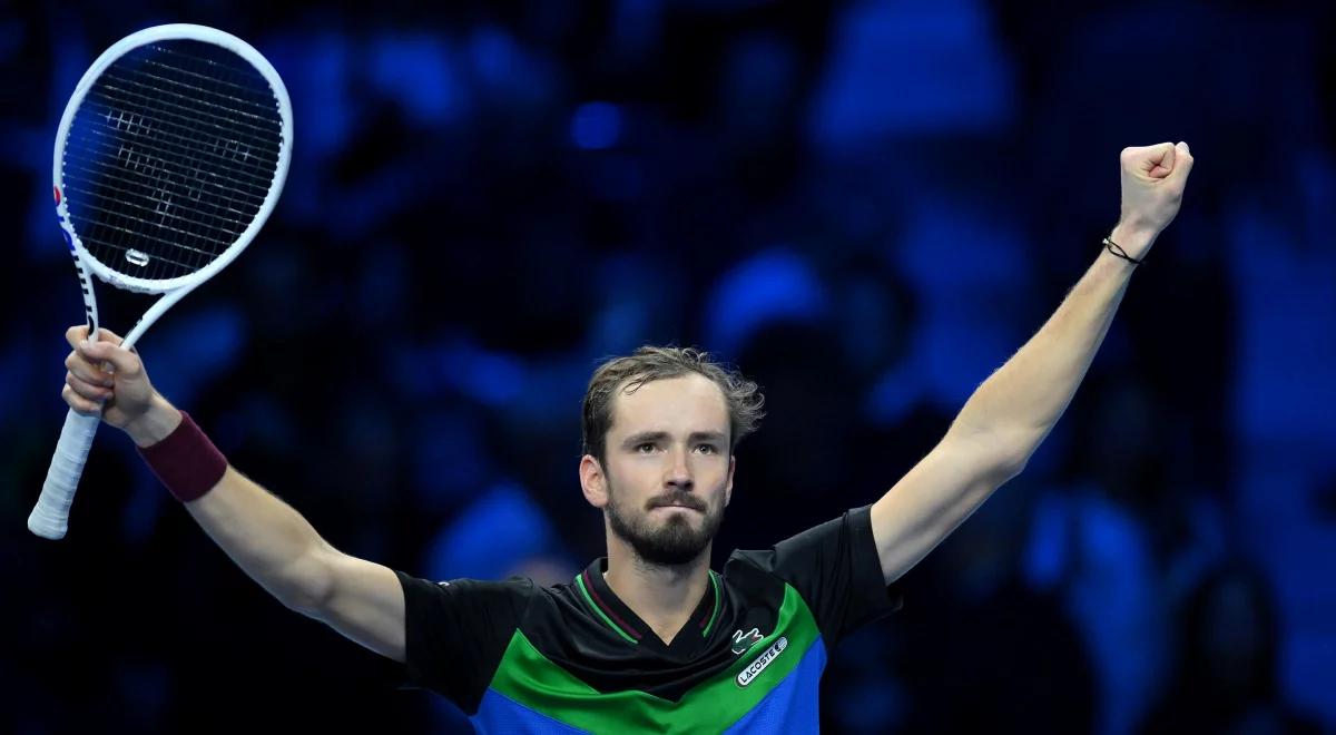 ATP Finals: drugie zwycięstwo Daniiła Miedwiediewa. Rosjanin zagra w półfinale