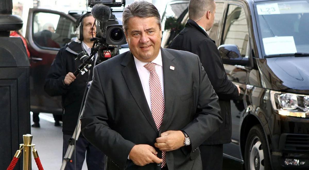 Nowy szef niemieckiej dyplomacji, wicekanclerz Sigmar Gabriel z wizytą w Polsce