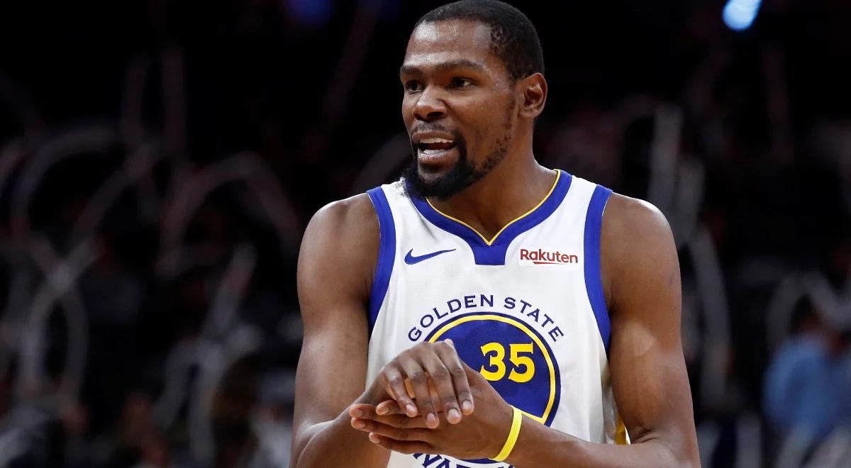 NBA: Warriors lepsi od Kings po ciężkim meczu. Durant przyćmił Bagleya 