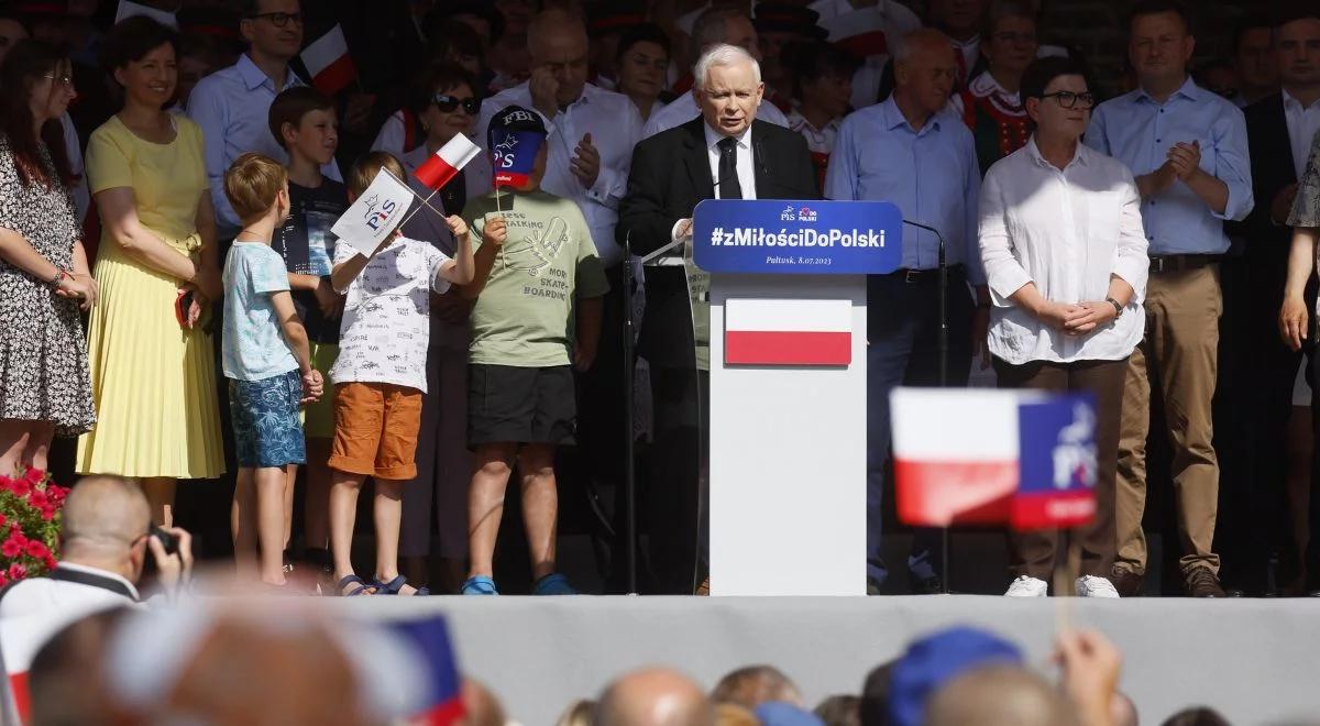 Jarosław Kaczyński w Woli Rzędzińskiej. PiS organizuje kolejny piknik rodzinny