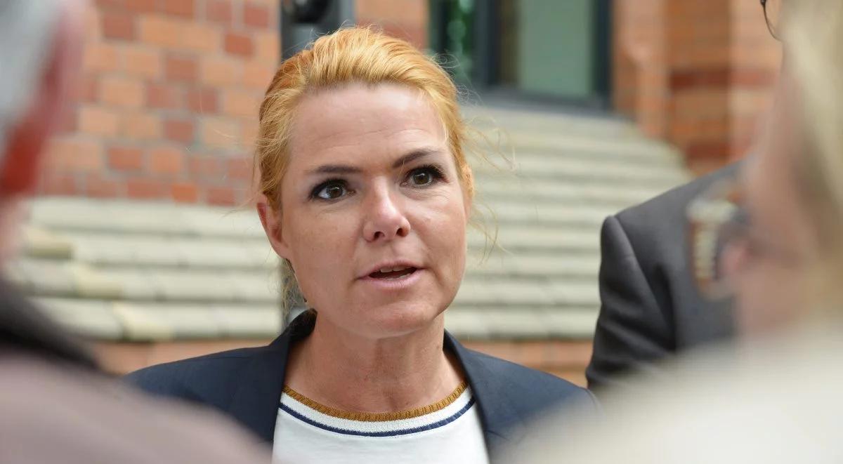 Duńska minister musiała się ewakuować z ośrodka dla uchodźców [WIDEO]