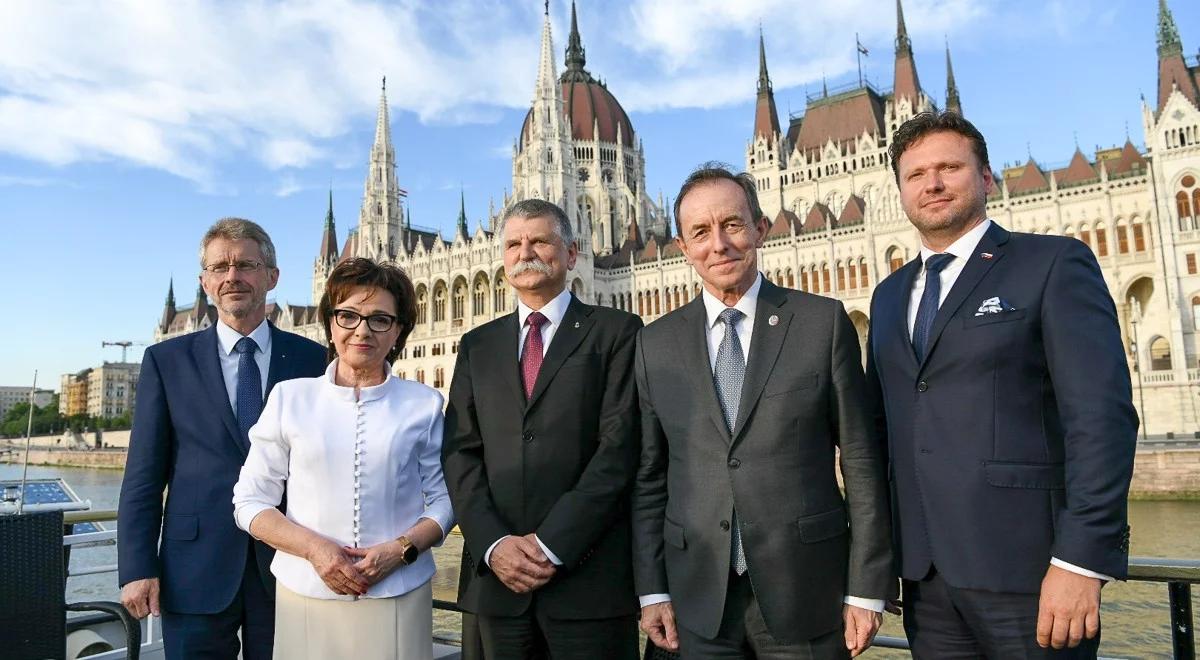 Spotkanie szefów parlamentów państw V4. Elżbieta Witek: w UE wszyscy powinni być traktowani tak samo