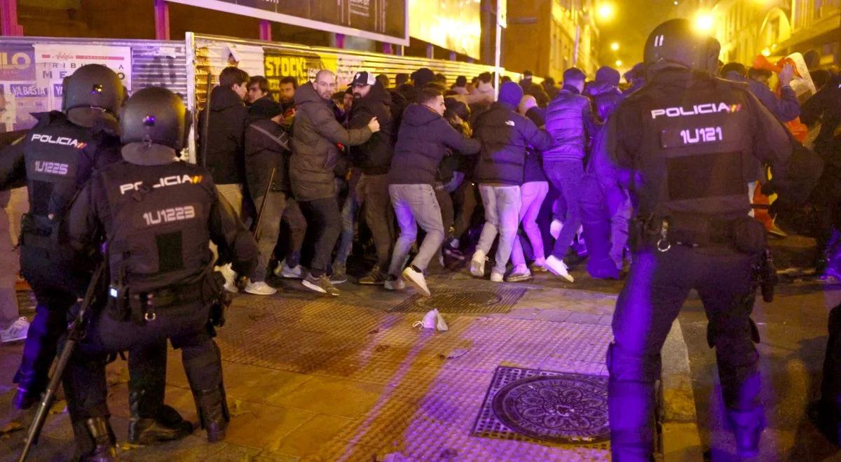 Hiszpania: przeciwnicy Pedro Sancheza manifestowali w Madrycie. Doszło do starć z policją
