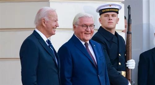 Joe Biden spotkał się w Berlin...