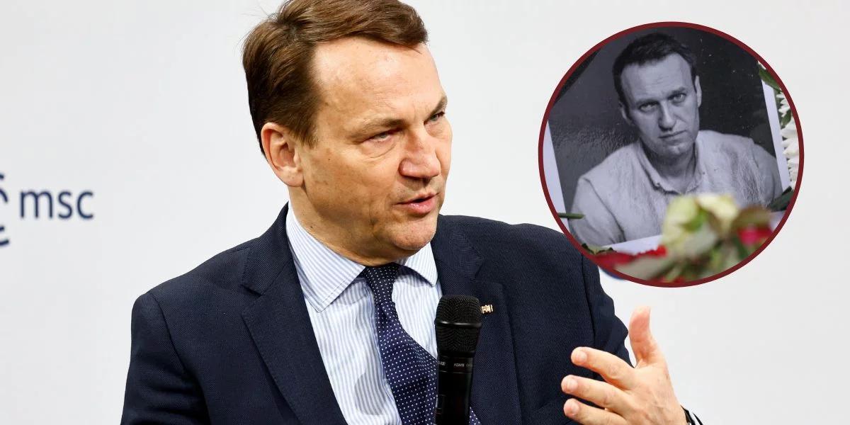 Minister Sikorski: Putin pozwolił lub kazał zamordować Nawalnego