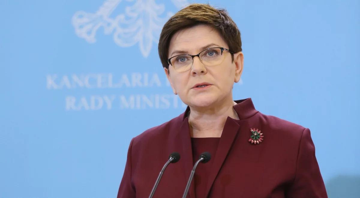 Beata Szydło: ustawa o służbie dyplomatycznej jest konieczna