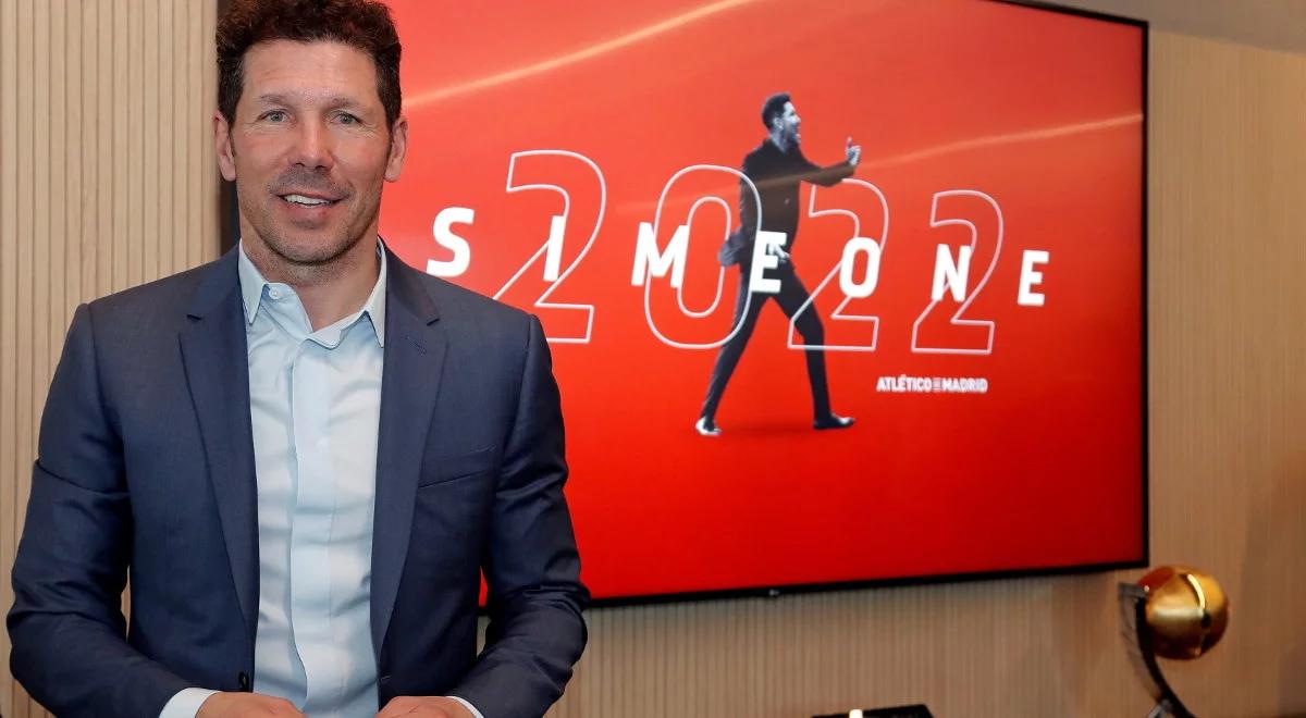 La Liga: Simeone nie rusza się z Atletico. Argentyńczyk przedłużył umowę do 2022 roku 