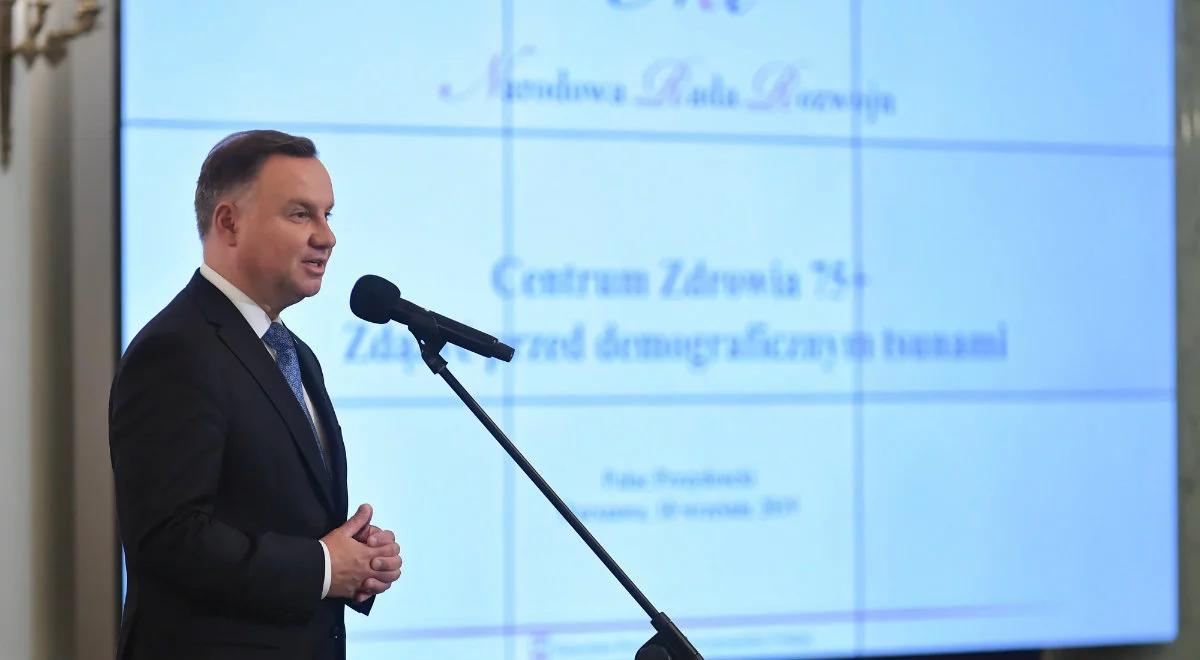 Prezydent: trzeba przygotować program dla osób w wieku 75 plus
