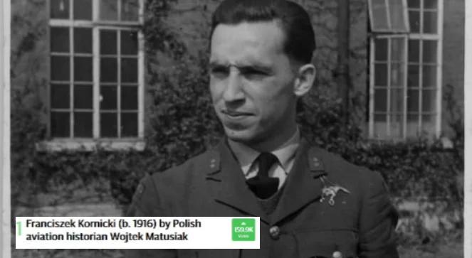 Franciszek Kornicki - polski pilot najlepszy w głosowaniu Muzeum RAF