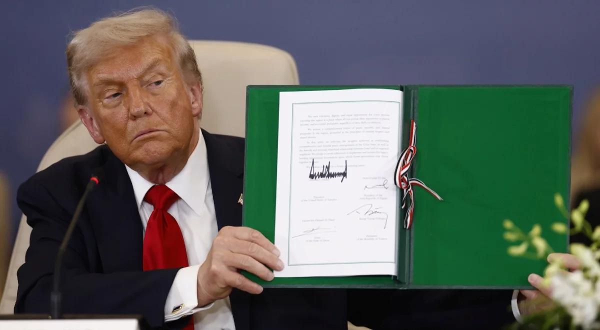 Trwały pokój w Gazie? "Trump ma zbyt duże mniemanie o sobie"