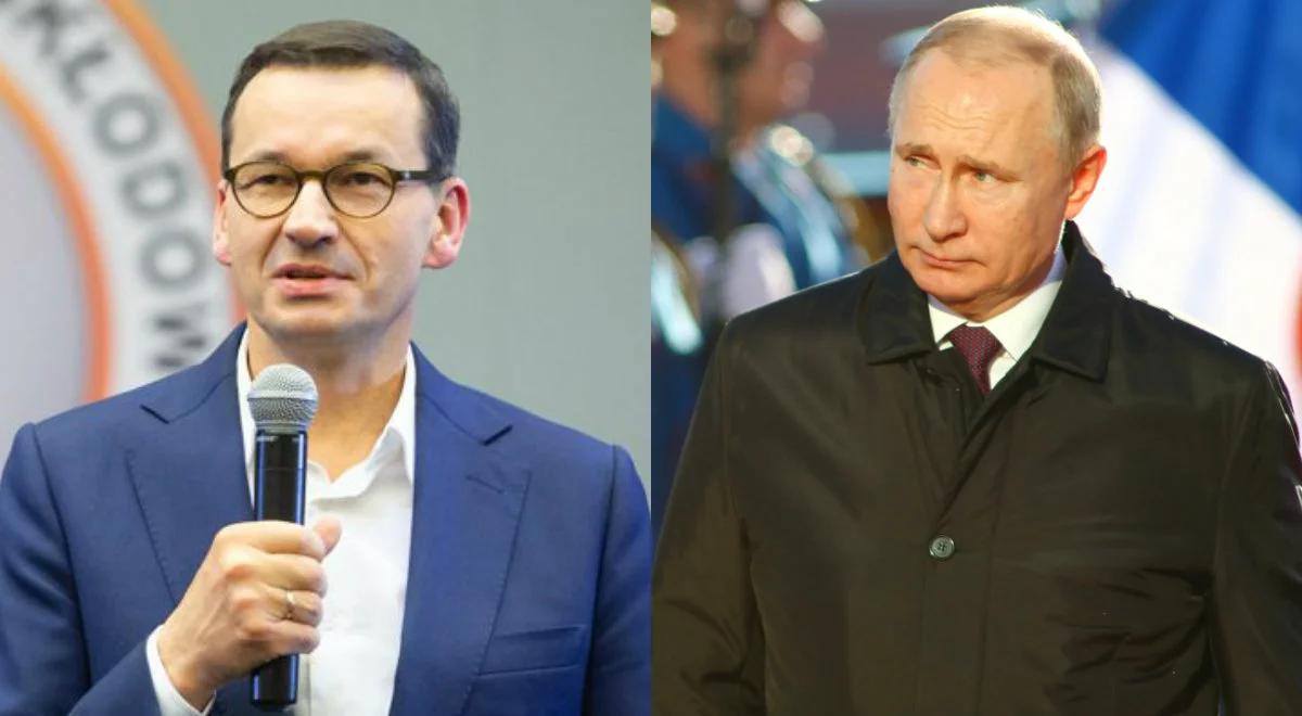 Skandaliczne słowa W. Putina o Polsce. Będzie oświadczenie premiera M. Morawieckiego