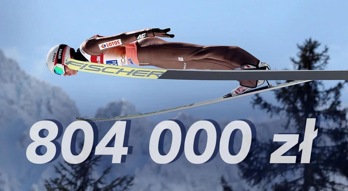Ile zarobił Kamil Stoch za występy w tym sezonie?