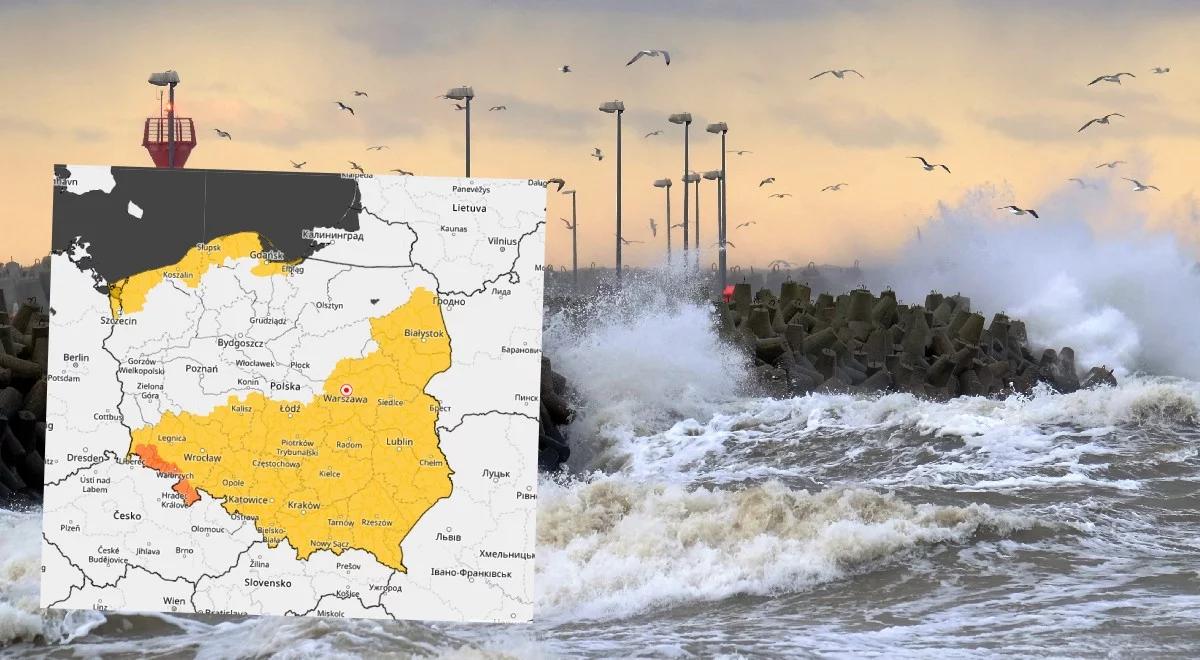 Silny wiatr i śnieg. Alerty IMGW w znacznej części kraju