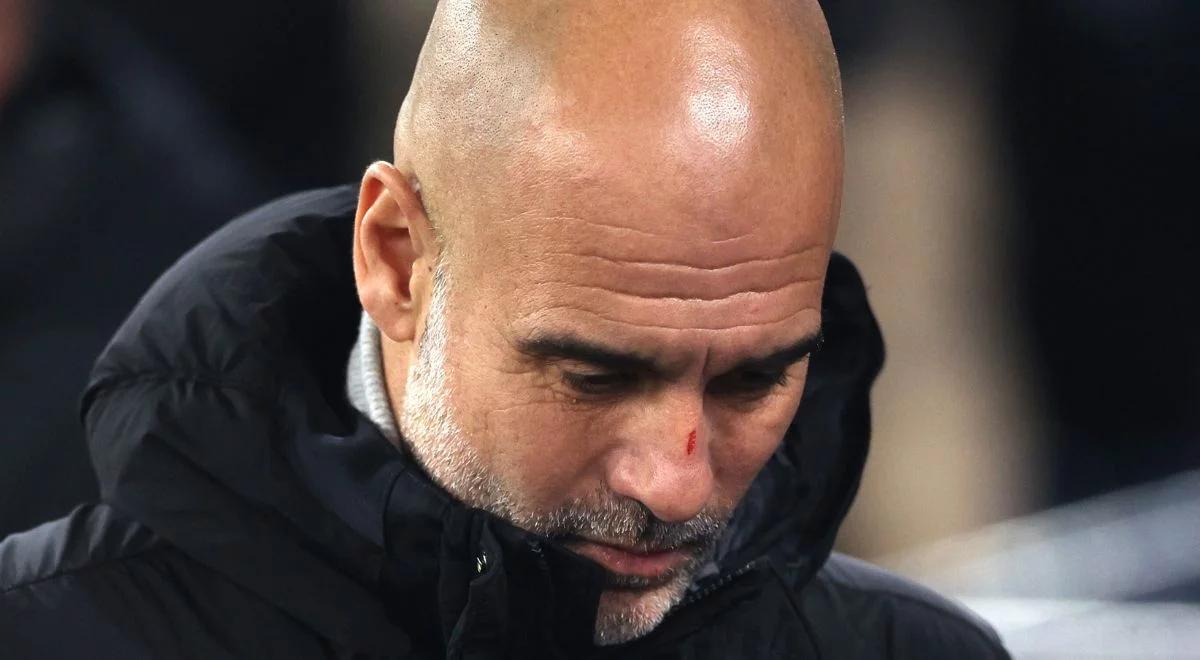 Liga Mistrzów. Pokiereszowany Guardiola zaszokował po remisie. "Chciałem zrobić sobie krzywdę"