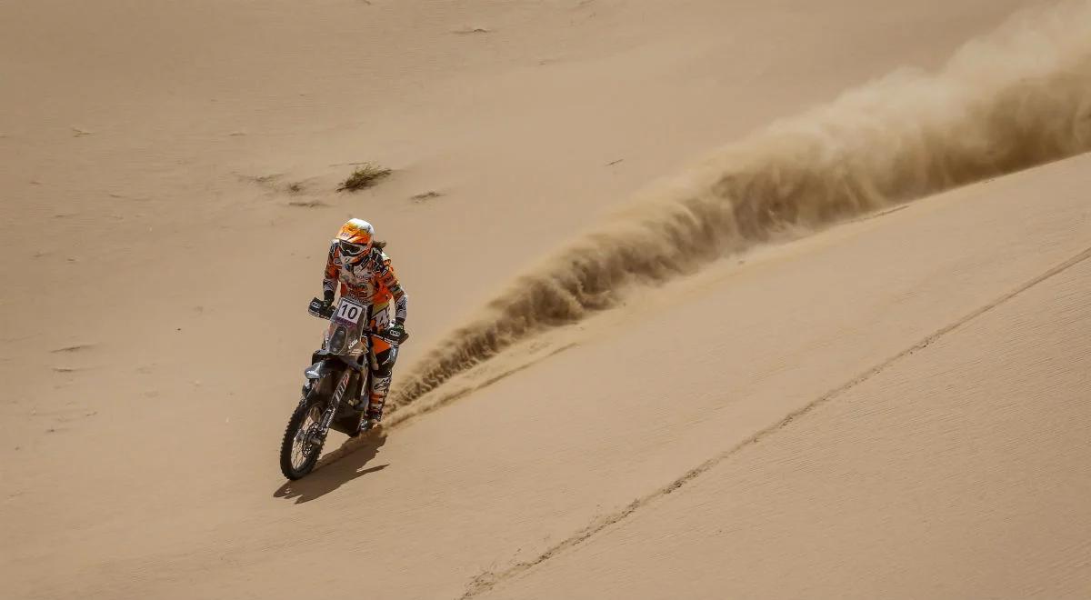 Dakar 2018: jednośladem przez pustynię. Polski debiutant pewny siebie