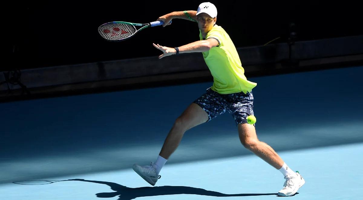 Australian Open: Hubert Hurkacz wytrzymał presję. Polak w drugiej rundzie w Melbourne