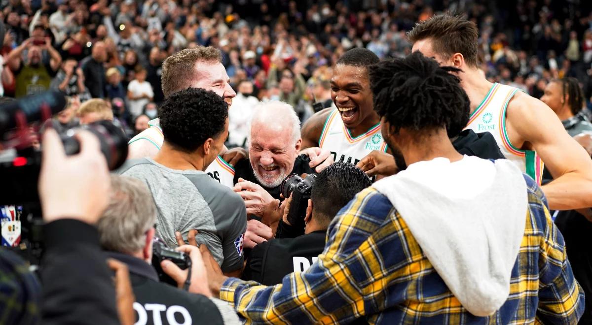 NBA: Gregg Popovich absolutnym rekordzistą. Zwycięstwo legendy San Antonio Spurs