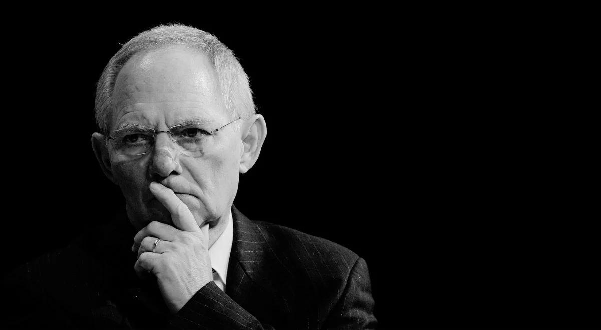 Zmarł były przewodniczący Bundestagu Wolfgang Schaeuble. Miał 81 lat